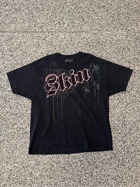 Skin Industries Black Short Sleeve Tee